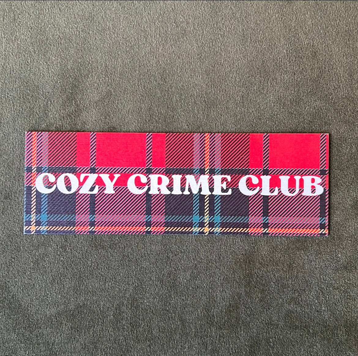 "Cozy Crime Club" Bookmark