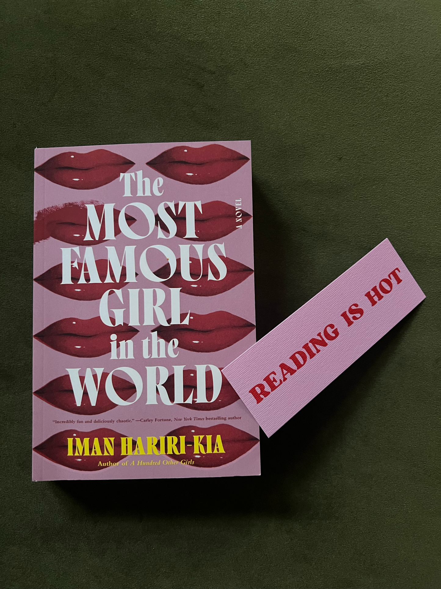 "Reading is Hot" Bookmark