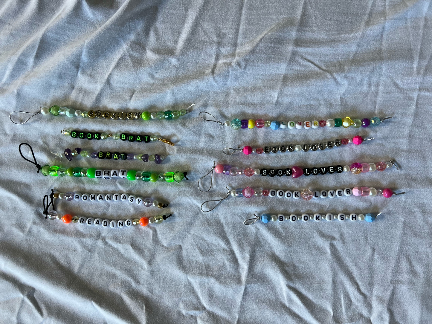 Handmade Bookish Book Bag Charms