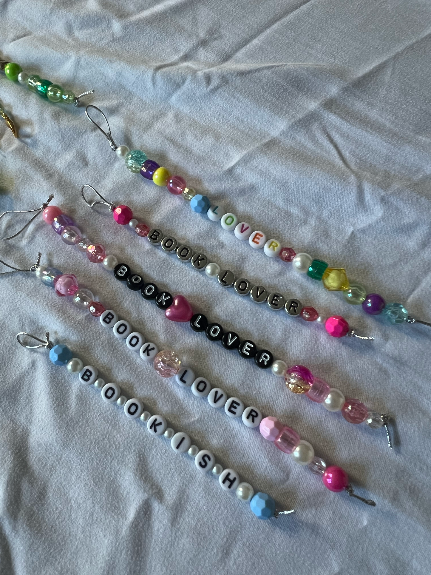 Handmade Bookish Book Bag Charms