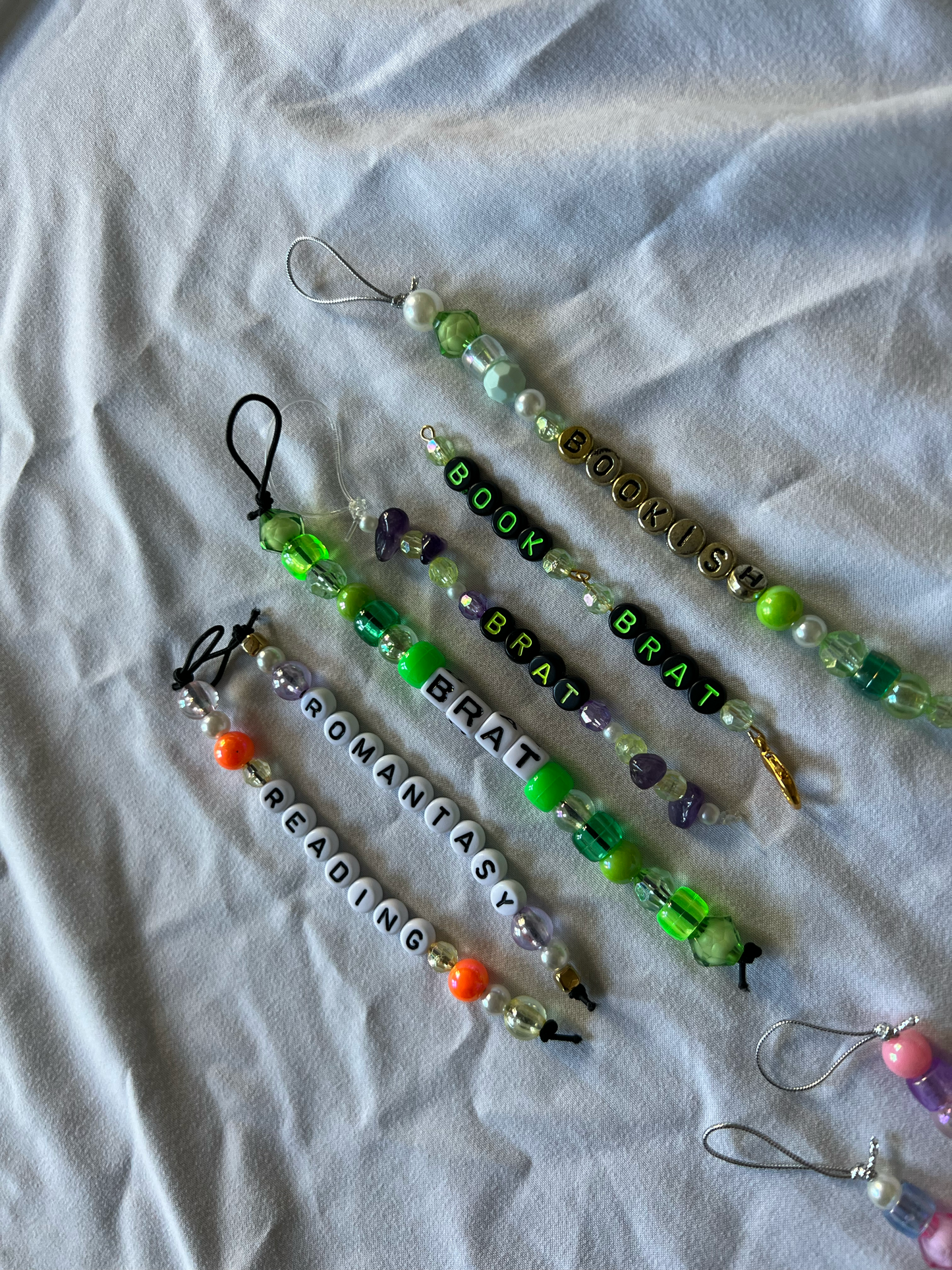 Handmade Bookish Book Bag Charms