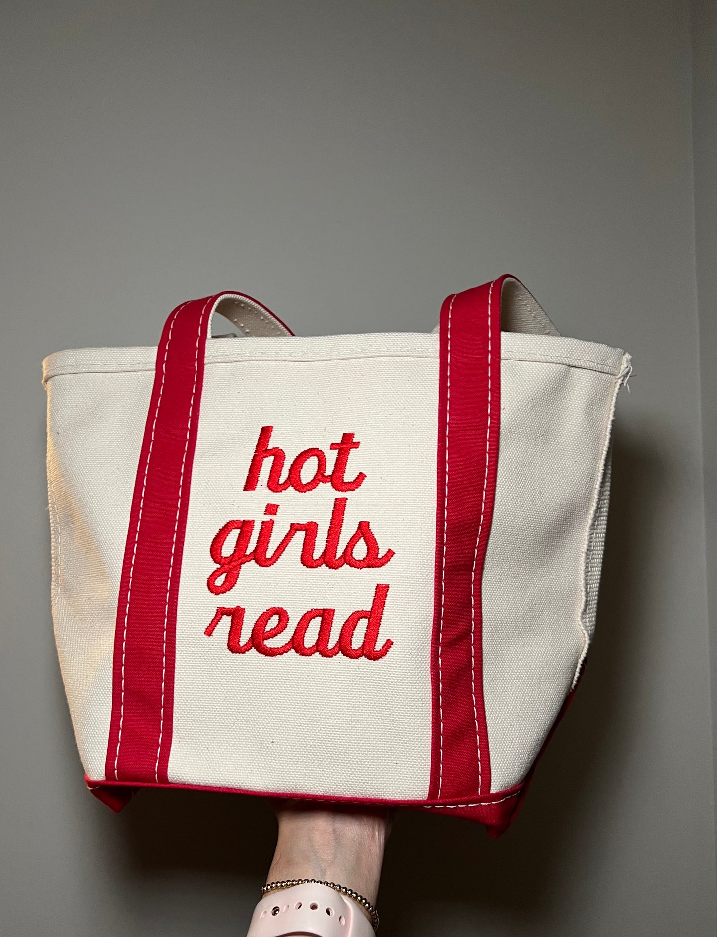 "Hot Girls Read" Small Tote Bag